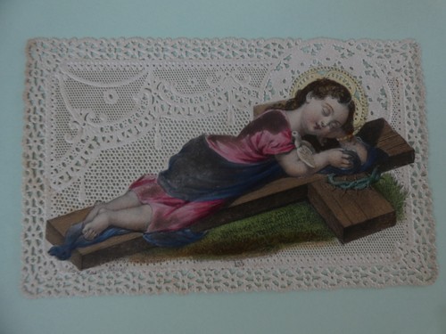 Image pieuse canivet dentelle - pieuse,