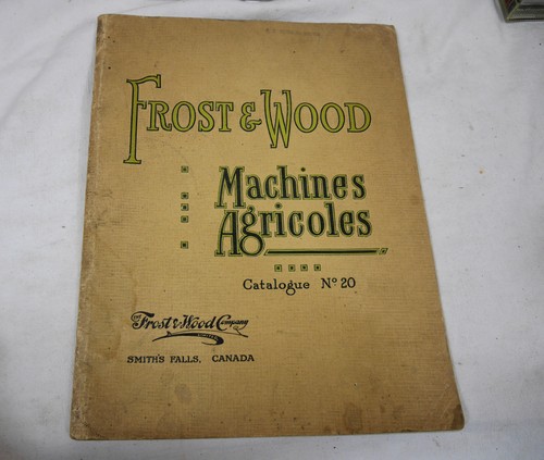 Ancien catalogue frost - n°20,