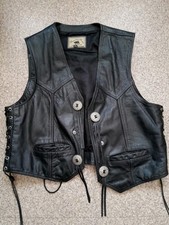 gilet Biker Cuir Moto homme taille 3XL