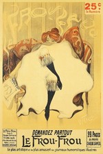 LE FROU FROU REVUE Rdxi-POSTER