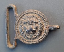 Relique 1° Empire Boucle Ceinturon Officier Cavalerie ORIGINAL Tête Lion France