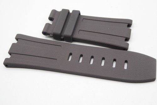 Bracelet caoutchouc brun - caoutchouc,