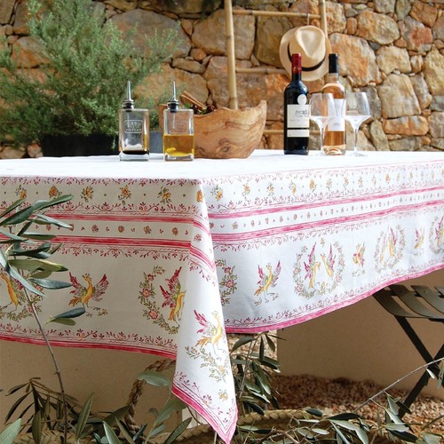 Nappe faïence moustiers - nappe,