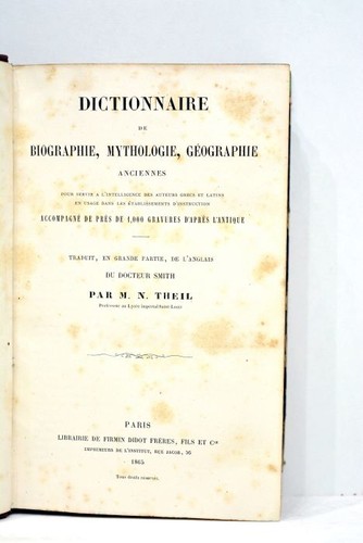 Livre ancien theil - livre,