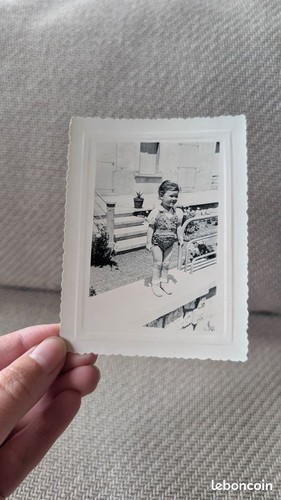 Photo ancienne snapshot enfant - ancienne,