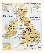 Carte ecole angleterre - carte,