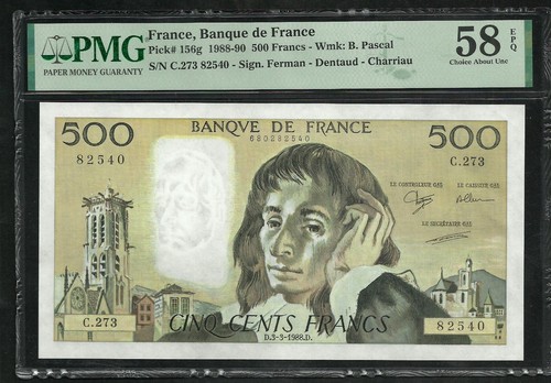 France 500 francs pascal - francs,