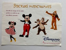 PLAQUETTE STICKERS DISNEYLAND
