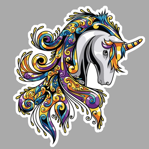 Licorne fee fleur cool - fee,