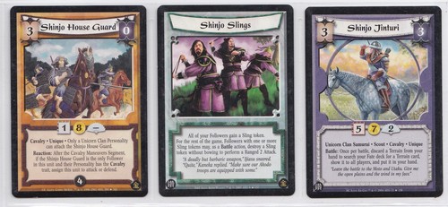 L5r lot cards - -, of