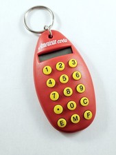PORTE-CLES - AMERICAN COLA Calculatrice HS Vintage 2000 STOC Comod Marché Plus