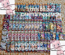 LOT DE 200 CARTES POKEMON -