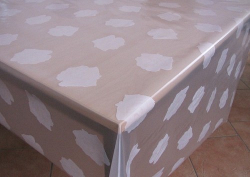 Nappe transparent imprimé - nappe,