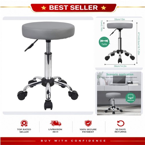 Tabouret roulant réglable - , spa