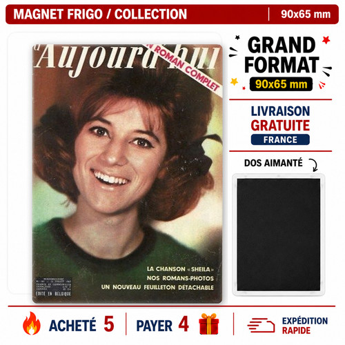 Magnet sheila 90x65 - magnet,