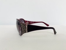 Lunette de soleil oversize FENDI logo monogramme Zucca Vintage 1990s