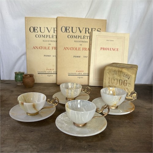Lot tasses sous - lot, de