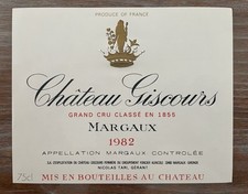 Étiquette Château Giscours