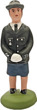 Santon 7 cm Femme Gendarme