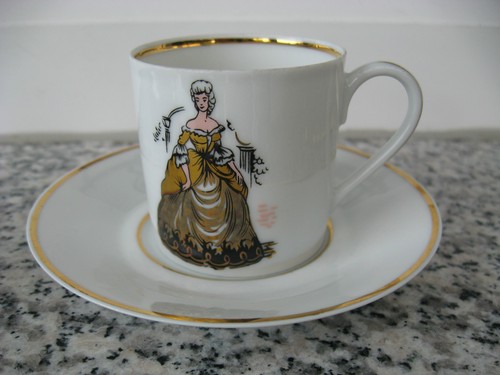 Tasse moka souc porcelaine - tasse, à