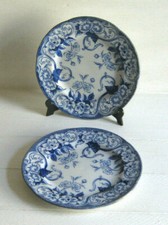 ANCIENNE ASSIETTE CREIL MONTEREAU FLORA (x2)