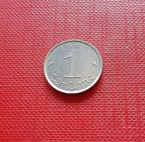 Centime 1967 épi france - 1967,