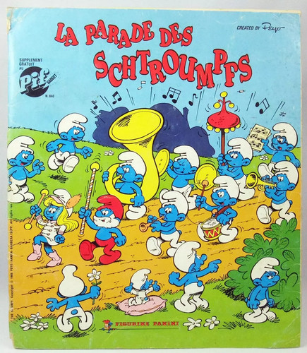 Parade des schtroumpfs - des,