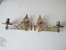 bougeoirs de piano anciens en