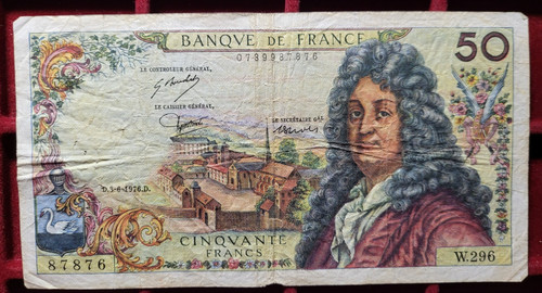 128 billet 50 francs - #128-4,