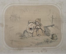 Lithographie ancienne XIXe