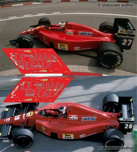 Décal ferrari f640 monaco - décal,