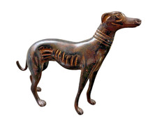 Ancienne statue bronze - ancienne, chien