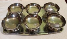 6 Coupes à glace en Inox  +