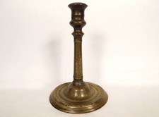 Bougeoir flambeau Haute Epoque bronze XVIème XVIIème siècle