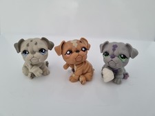 littlest petshop Chiens Bouledogues #508 #607 #916