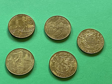 LOT DE 5 JETONS TOURISTIQUE