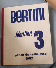 Édition Originale "IDENTIKIT 3 - Gianni BERTINI", Nansola Paris 1990, n° 42/50
