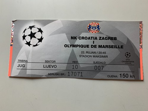 Ticket match champions league - ticket,