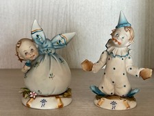 Capodimonte Gino Pezzato, Paire De Figurines En Porcelaine Vintage