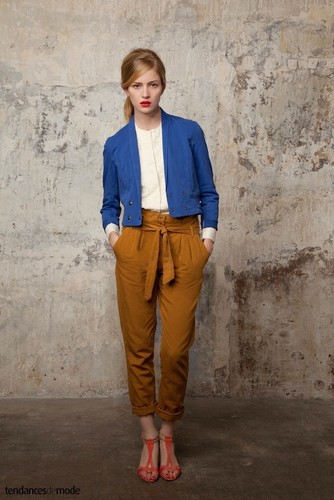 Pantalon carotte sessun 34 - pantalon, t.34