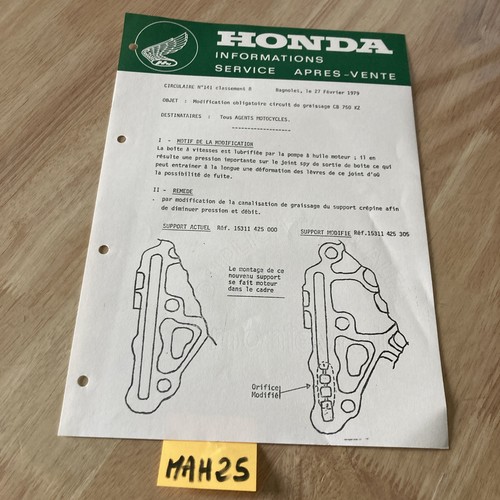 Honda moto 1979 cb750 note - honda,