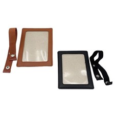 Cadre photo générique en cuir PU avec visière, support photo automatique pour