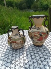 Gaïtaud 2 vases en grès d'art basque
