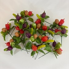 Vintage vegetable floral picks - vintage,