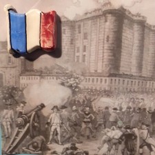 FEVE DRAPEAU  FRANCE Bicentenaire Révolution Française - 1789/1989 MAURIN