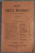 Revue des Deux Mondes, Paris