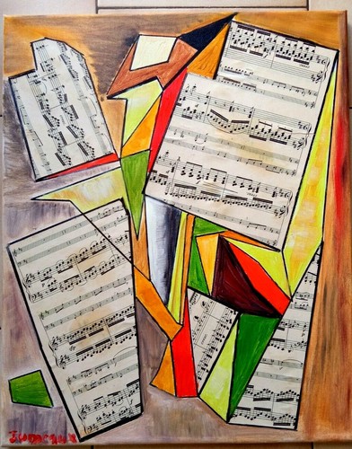Paris notes musique cubisme - paris,