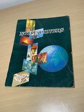 Album ancien "Notre Univers" COOP incomplet avec images - Vintage 60s no panini