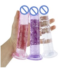 Flexible dildo realistic - flexible, jelly