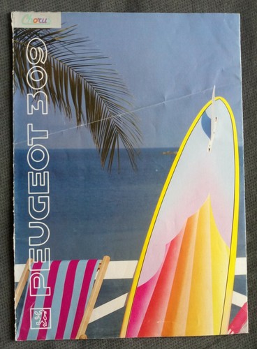 Catalogue peugeot 309 chorus - peugeot,